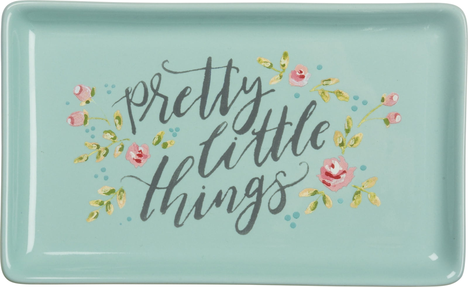 Primitives by Kathy Pretty Little Things Trinket Tray Stoneware 6.75 Inches