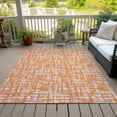 thumbnail image 6 of Addison Rugs Chantille Indoor/Outdoor Transitional Geometric, Abstract Orange Washable Rectangle Rug, 8' x 10', 6 of 6