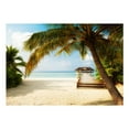 thumbnail image 2 of Tiptophomedecor Peel and Stick Beach Wallpaper Wall Mural - Paradise Beach - Removable Wall Decals, 2 of 3