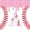 Pink A, variant on Meiyoeat Donut Baseball K Letter Twin Sheet Sets for Kids Girls, Cartoon Ice Cream Drip Bedding, Pink, 3pcs