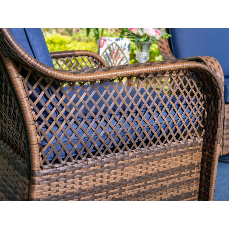 Hampton bay deals wicker swivel rocker