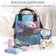 thumbnail image 5 of Fotbe Cute Underwater Axolotl Mochila Maternidad - Lona de Sarga Impermeable, Mochila de Pañales de Gran Capacidad con Múltiples Bolsillos y Correas Ajustables, 5 of 6