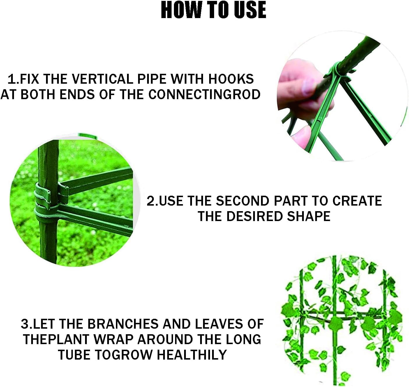 Tomato Cage,Garden Stakes,Garden Stakes for Plants,30 Pcs Garden Support Stake Arms for Tomato Cage,DIY Garden Bracket Accessories