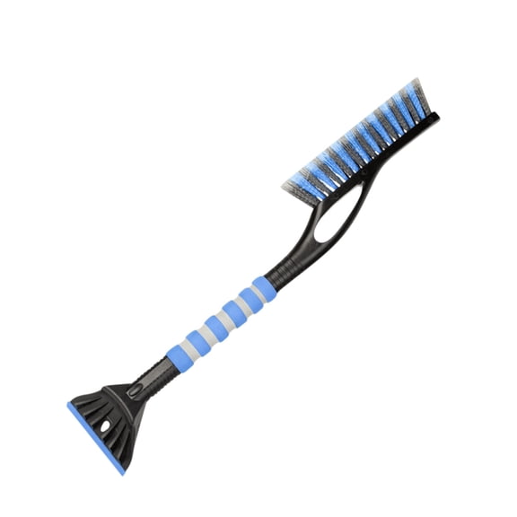Heavy Duty Ice Scraper and Snow Brush, 2-in-1 Car Snow Removal Tool with Ergonomics Handle, Portable Windshield Scraper for Winter Car Care, Automotive Cleaning Brush for Cars Trucks SUVs