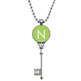 thumbnail image 1 of Chestry Elements Period Table Chalcogens Element Nitrogen N Pendant Vintage Necklace Silver Key Jewelry, 1 of 3
