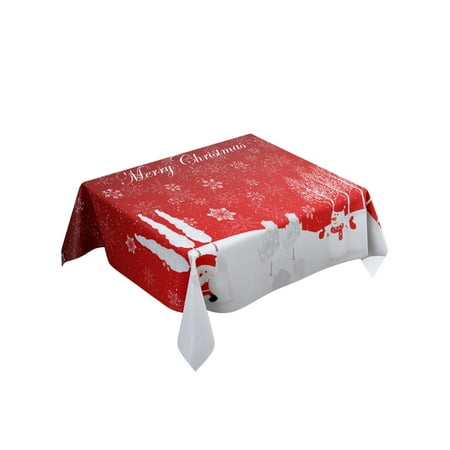 

Christmas Tablecloth Cotton and Linen Dust-proof Antifouling Christmas Tablecloth Used for Harvesting Holidays Autumn and Christmas Dinner