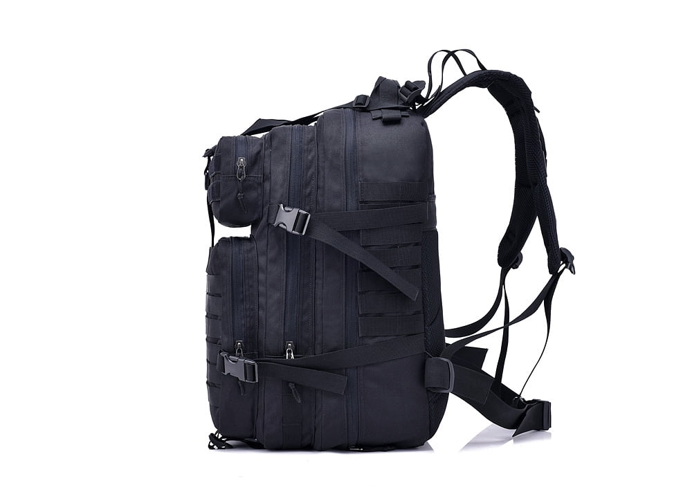 black molle backpack