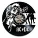thumbnail image 1 of AC DC Vinyl Record Wall Clock Modern Design Music Rock Band Vintage Vinyl CD Clocks Wall Watch Home Decor Gifts for Fans, 1 of 5