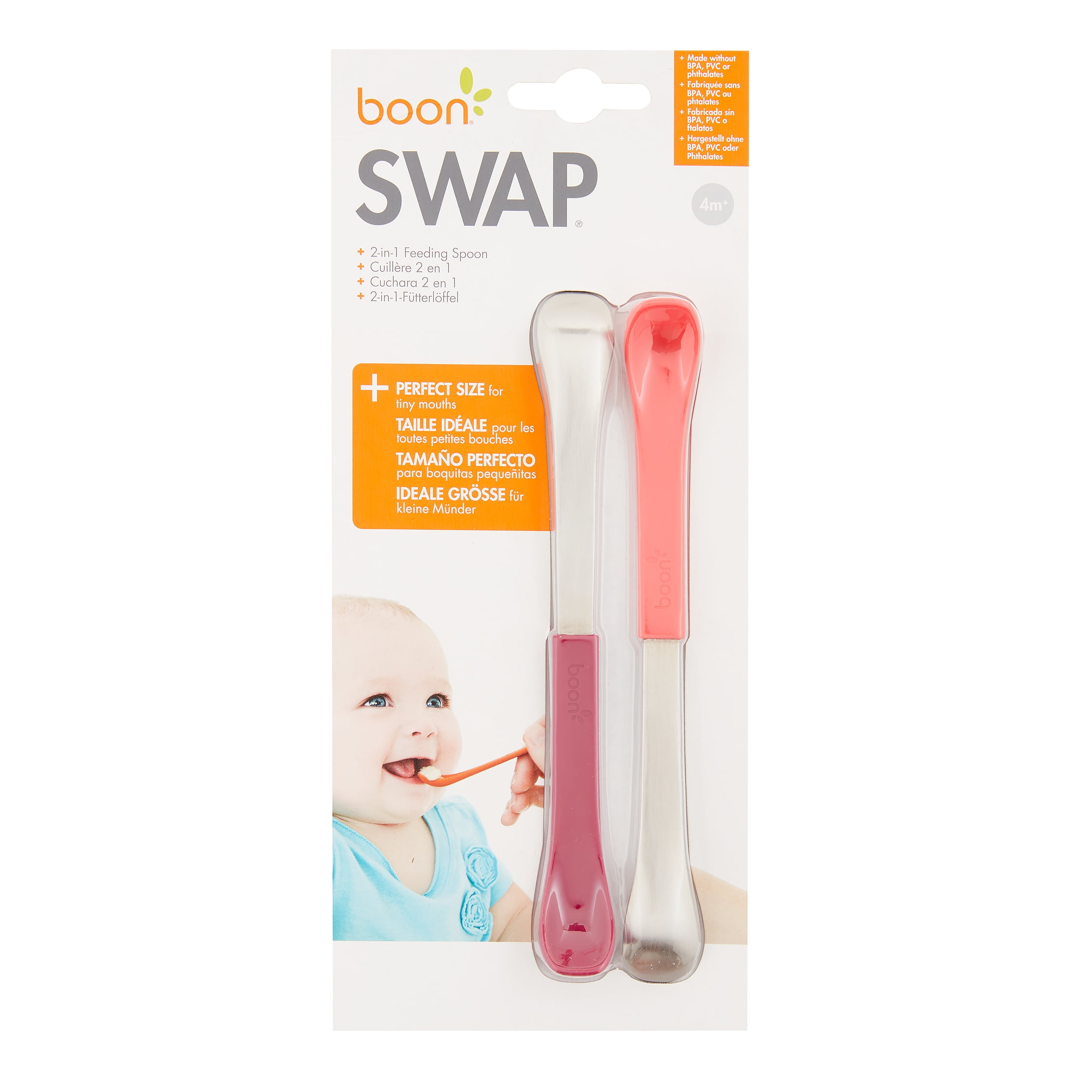 Boon Toddler Feeding Serve Infant Serving Spoons Non Toxic Silicone Free 