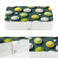 thumbnail image 4 of Tennis Decorative PU Leather Jewelry Organizer Box with Removable Compartment: Portable Display Case, 4 of 6