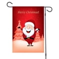 thumbnail image 2 of Navidad jardín bandera Santa Claus Banner bandera vacaciones Festival decoración, paño , 47x32cm Riendo santa_2, 2 of 7