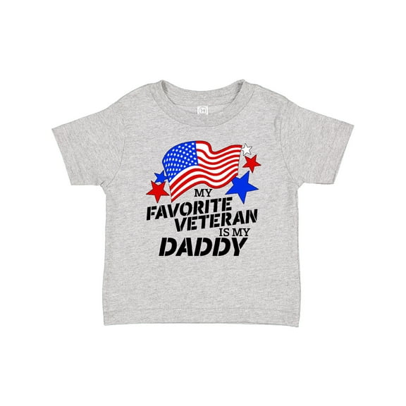 Inktastic My Favorite Veteran is My Daddy Boys or Girls Baby T-Shirt