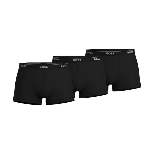 Calzoncillos BOSS para hombre, 3 unidades, de algodón, talla L, color negro