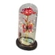 thumbnail image 2 of Adorno de luz nocturna con flores y rosas conservadas | Decoración LED de lámina de oro | Plástico acrílico | 22cm | Rojo, Dorado, Morado, Azul, Rosa | Acento de regalo para el hogar | Ambiente, 2 of 6