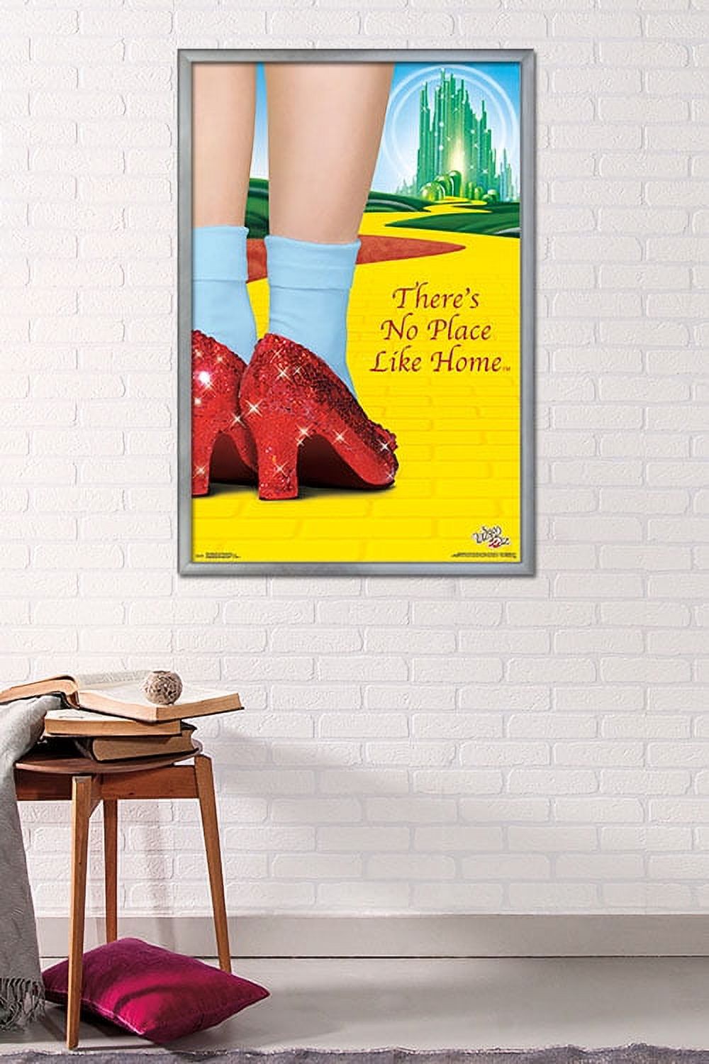 The Wizard Of Oz - No Place Like Home Wall Poster, 22.375" x 34", Framed