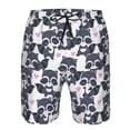 thumbnail image 3 of Cauagu Cartoon Raccoon Print Men's Swim Trunks,Hawaiian Bathing Suit Swimsuits Beach Shorts with Pockets for Men Quick Dry Swimming Board Shorts-XX-Large, 3 of 6