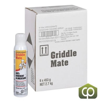 Griddle Pan Coating Spray Release - Soybean Oil Formulation - 16 OZ (6/Case) - 6 LBS