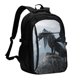 thumbnail image 1 of Balery Valley Gray Dragon Mochila con carga USB para hombre y mujer - Mochila impermeable y antirrobo para laptop con puerto USB para viajes, trabajo, 1 of 7