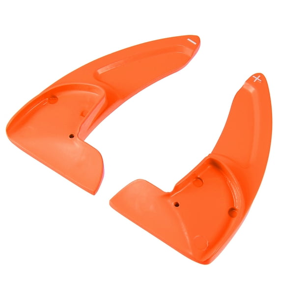 Pair Orange Steering Wheel Shift Paddle Shifter Extension Cover Accessories for Dodge Challenger Charger 2015-2021