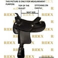 thumbnail image 4 of RIDEX Purple Horse Saddle | Lightweight Patent Synthetic Race Exercise Saddle with Stirrup & Strap – Comfortable, Durable, and Easy to Use[ Size: 19], 4 of 4