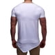 thumbnail image 5 of Camiseta holgada irregular rasgada para hombre Camiseta de manga corta con agujero ahuecado seitruly FS7772-10, 5 of 5