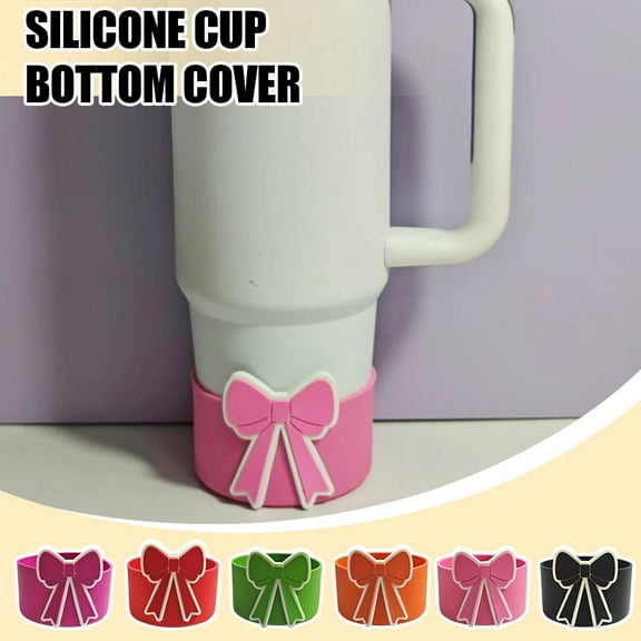 FurNest Cup Accessories for 30oz 40oz Tumbler Including Bow Silicone P