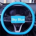 thumbnail image 3 of Dezsed Silicone Car Steering Wheel Cover Non-slip Wear-resistant Silicone Car Steering Wheel Protective Cover Four Seasons Universal Steering Wheel Cover on Clearance Sky Blue, 3 of 4