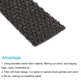 thumbnail image 4 of Unique Bargains 8.5' x 2' x 0.2' Air Conditioner Filter Washable Foam Replacement Black 2 Pack, 4 of 5