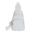 thumbnail image 1 of Bolso Pecho Casual DQrwqpou Hombro Color Liso Pana Mujer Suave para el Trabajo blanco, 1 of 9