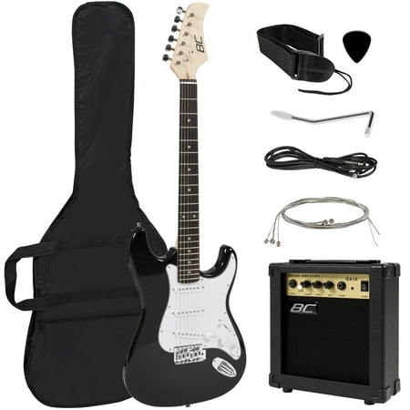 Full Size Electric Guitar + 10 Watt Amp + Gig Bag Case + Guitar Strap Beginners