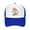 Blue, variant on Mushrooms Unisex Trucker Hats for Men Women Adjustable Casual Baseball Caps for Outdoor Activities Dad Cap