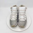 thumbnail image 3 of Ni - ke Ni - ke Air Jordan 11 Retro Women Size 10.5 AR0715-100 White Metallic Silver Shoes, 3 of 5