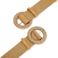 thumbnail image 5 of WHIPPY Elastic Belt for Women Ladies Straw Woven Stretch Waist Belts for Dresses, 5 of 6