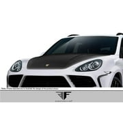 Aero Function 112697 2011-2014 Porsche Cayenne AF-4 Hood, Signature Black - 1 Piece