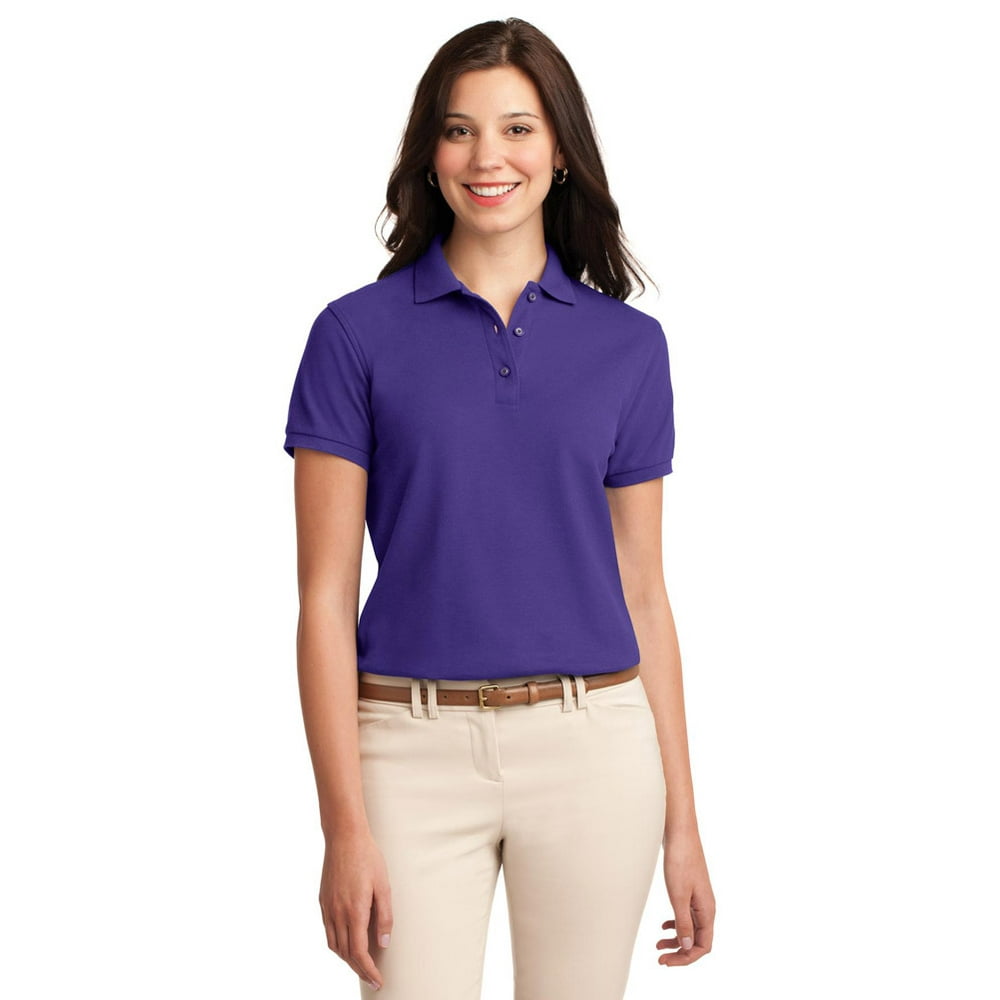 Port Authority Port Authority L500 Ladies Silk Touch Polo Shirt