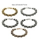 thumbnail image 5 of Pulseras de cuentas de calavera Qarigey Acero Titanio Dorado Rosa, 5 of 6