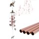 thumbnail image 1 of Campanas De Viento De Metal Con Gancho De 85 Cm, Atrapavientos Colgantes Retro Con 4 Tubos, 7 Animales, Adorno De 6 Campanas, Decoración Para Exteriores E Interiores Para Exteriores, Jardín, Patio, Ho Muyoka Hogar, 1 of 1