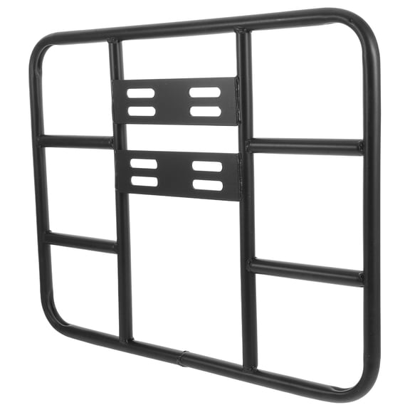 Luxshiny Heavy Duty Black Motorcycle Rear Cargo Rack with Quick Release and Weather-Resistant Construction