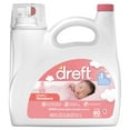 thumbnail image 2 of Dreft Newborn Baby Liquid Laundry Detergent, Sensitive Skin, Hypoallergenic, 80 Loads, 105 fl oz, 2 of 11