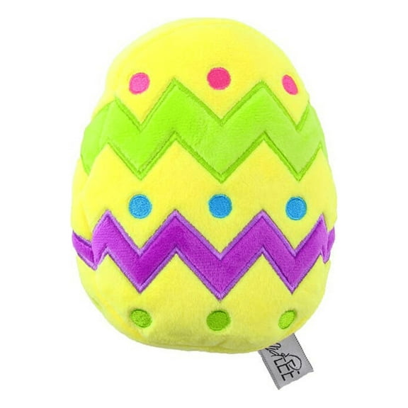 Midlee Easter Egg Dog Toy, Small (Yellow)