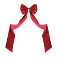 thumbnail image 2 of karymi Christmas Bow Decoration Party Props 74.80x18.50 inch Large Fabric Ribbon Wall Tree Door Festive Decor Christmas Ornaments Best Sellers Best Sellers Limited Time Deal, 2 of 6