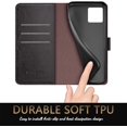 thumbnail image 6 of for iPhone 14 6.1" Phone case,[3 Credit Card Slot][RFID Blocking Leather] Flip Folio Book Shockproof Protector,Holder Stand Cases,Women Men for Apple 14 Wallet Cover,Black, 6 of 11