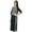 Black, variant on Bimba Women Black Straight Ladies Kurta With Printed Jacket Kurti Tunic Clothing