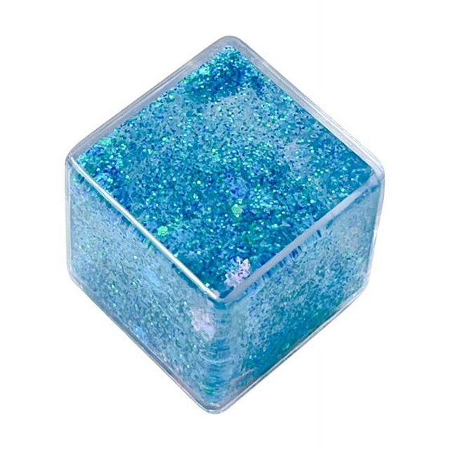 Bloque de hielo pequeño con forma de tarjeta de gelatina de arena movediza creativa, tarjeta de gelatina de aceite transparente, ladrillo de bricolaje, juguete de mahjong de arena movediza hecho a