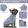 thumbnail image 2 of Small Dog Pullover Sweater, Cold Weather Cable Knitwear, Classic Turtleneck Thick Warm Clothes for Chihuahua, Bulldog, Dachshund, Pug, Yorkie (Green, Small), 2 of 13