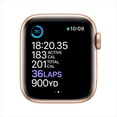 thumbnail image 5 of Apple Watch Series 6 GPS + Cellular, 40mm Gold Aluminum Case with Pink Sand Sport Band - Regular, 5 of 8