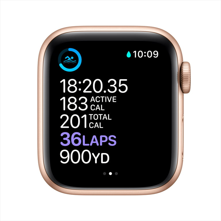 Apple Watch Series 6 GPS + Cellular, 40mm Gold Aluminum Case with 