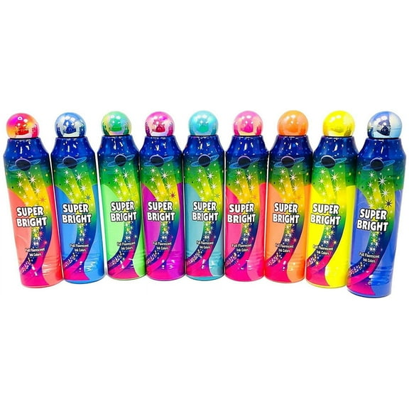 Designer Deals Super Bright Fluorescent Bingo Daubers - Set of 9, 4oz