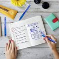 thumbnail image 4 of Lineon Erasable Gel Pens, 15 Pack Blue Retractable Erasable Pens Clicker, Fine Point, Make Mistakes Disappear, Blue Ink for Writing Planner and Cross, 4 of 7