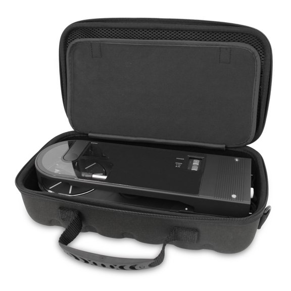CASEMATIX Travel Case fits AudioTechnica AT-SB727 Sound Burger Portable Turntable with Bluetooth - Case Only, Black